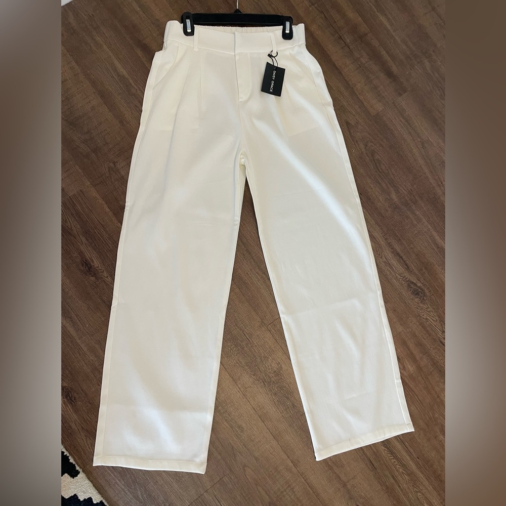 Daisy Grace white trouser pants